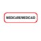 Nevs Position Labels - Medicare/Medicaid 1/2" x 1-1/2" White w/Red & Black XP-389 - alternate 1